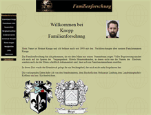 Tablet Screenshot of familienforschung-knopp.de